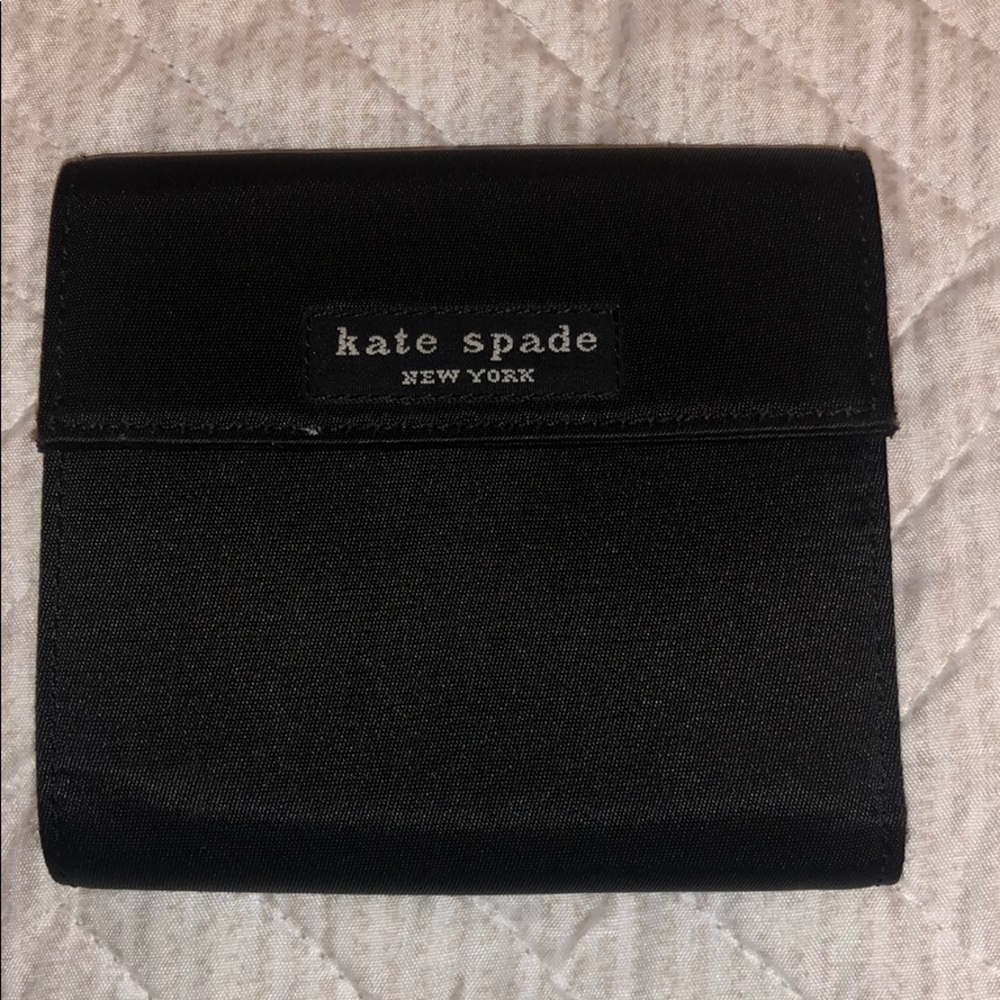 Kate Spade black small wallet *NEVER USED*